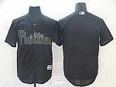 Phillies Blank Black 2019 Players' Weekend Authentic Player Jersey,baseball caps,new era cap wholesale,wholesale hats
